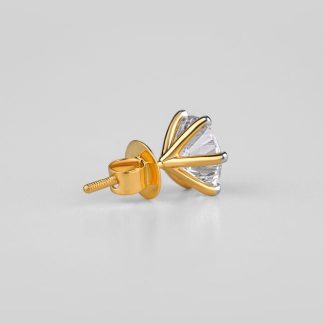 Rose Gold Vermeil Vintage Stud Earrings