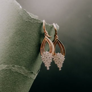 9ct Gold Onyx Drop Earrings