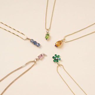 9ct Gold Ruby Pendant