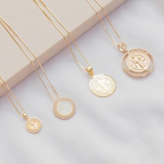 9ct Gold Emerald Pendant Necklace