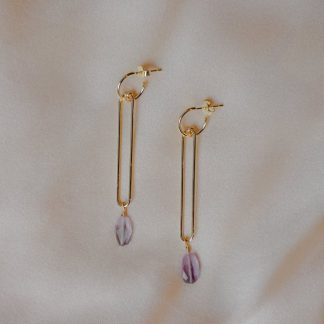 Solid Silver Pearl Drop Earrings